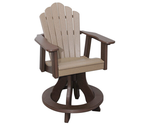 Snuggle-Back Swivel Counter Chair