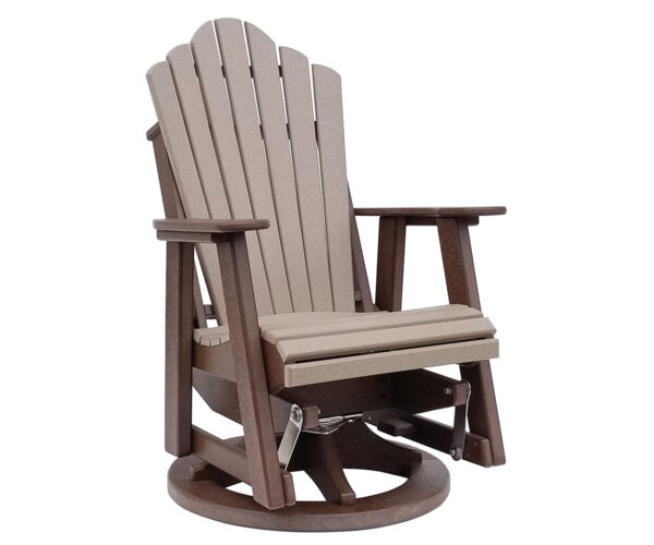 Snuggle-Back Swivel Glider