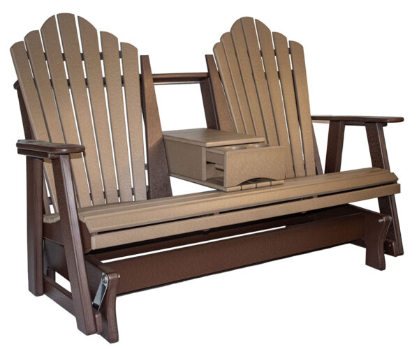 Snuggle-Back 5' Double Glider With Console