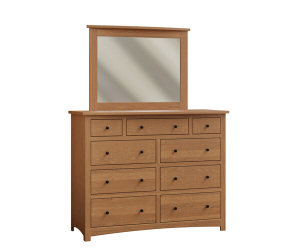 Elite Dresser With Square Mirror