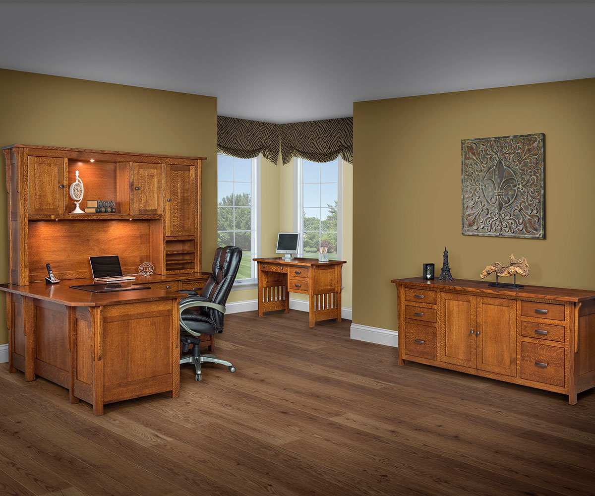 Boston File Desk - 66"W - Image 2
