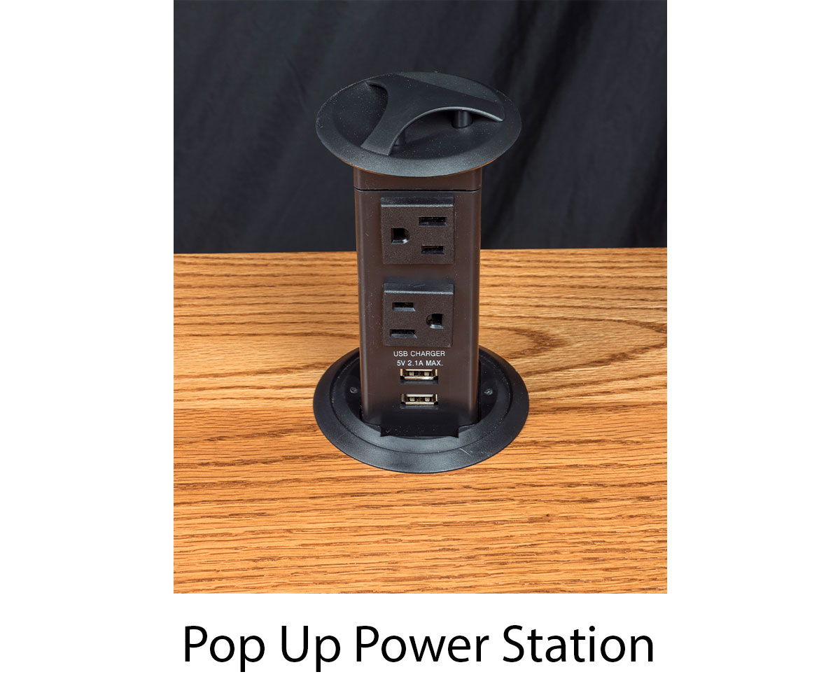 Boston Corner and Return Desk with Hutch - 72"W - Image 7