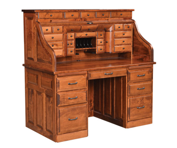 56" Traditional Deluxe Rolltop Desk
