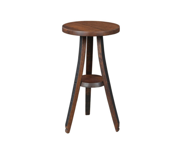 Deluxe Whiskey Barrel Round Plant Stand