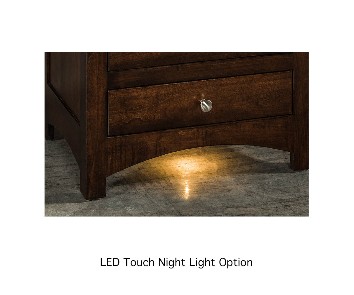 Imperial 1 Drawer 2 Door Nightstand - Image 5