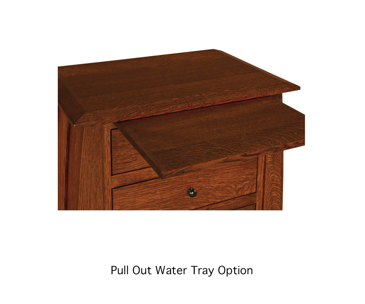 Imperial 1 Drawer 2 Door Nightstand - Image 4