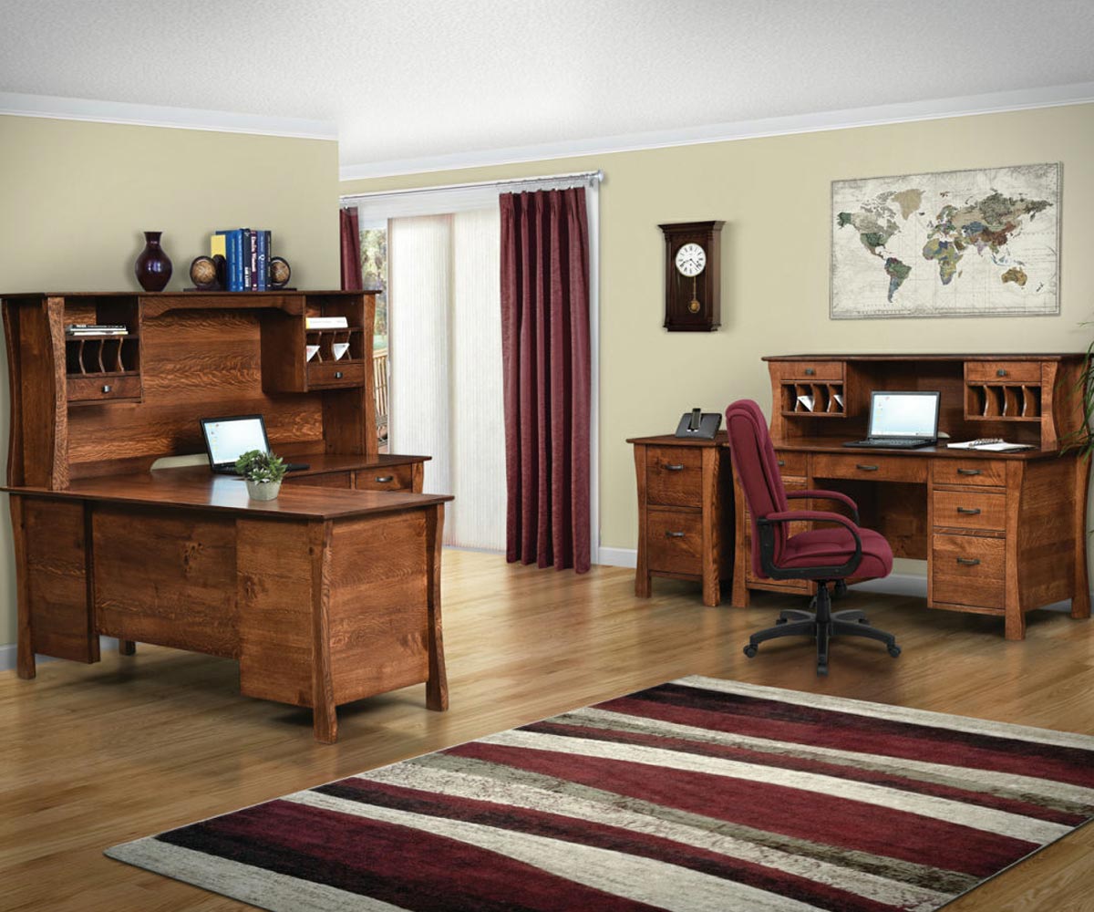 Kapernaum Corner Desk And Hutch - Image 5