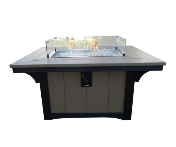 Boulder Creek Firepit With Poly Sides