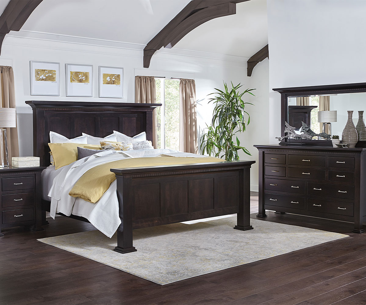 Empire 2 Drawer Nightstand With Opening - Image 6