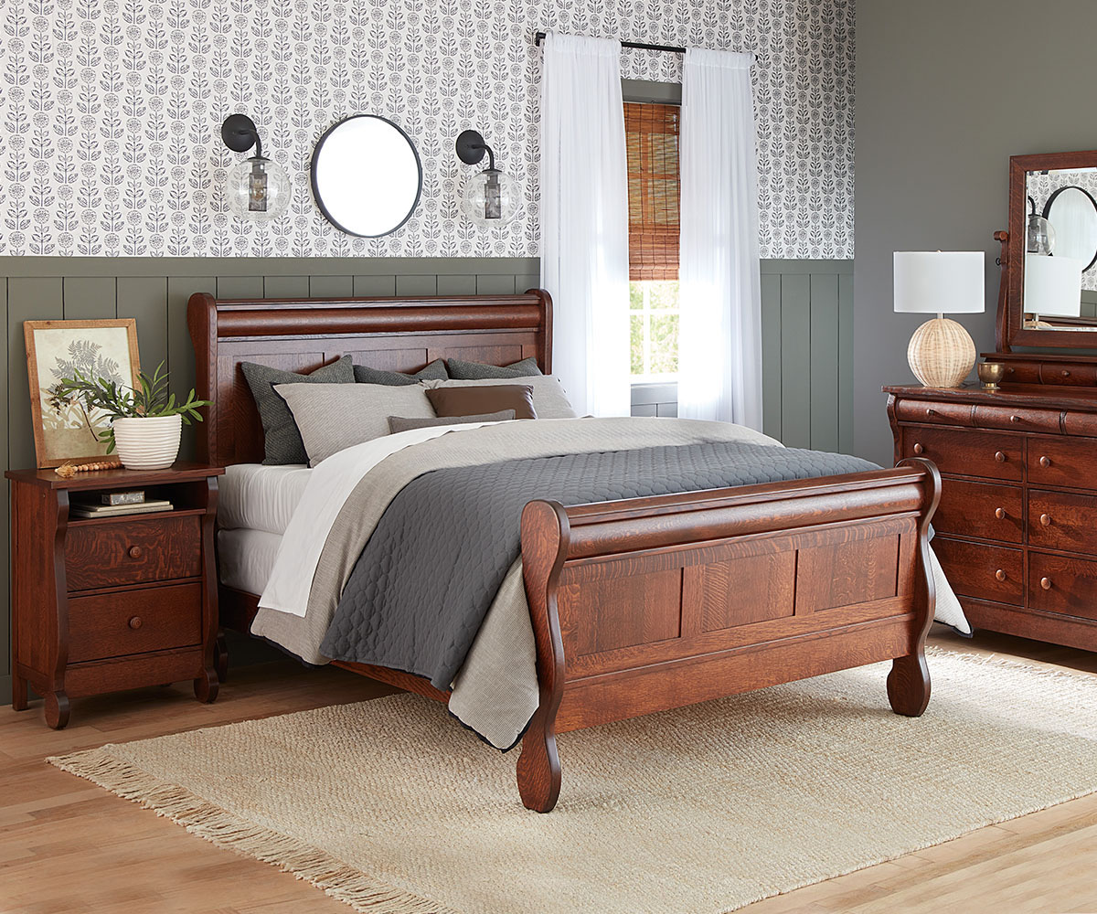 Old Classic Sleigh 6 Drawer Chest - Image 2