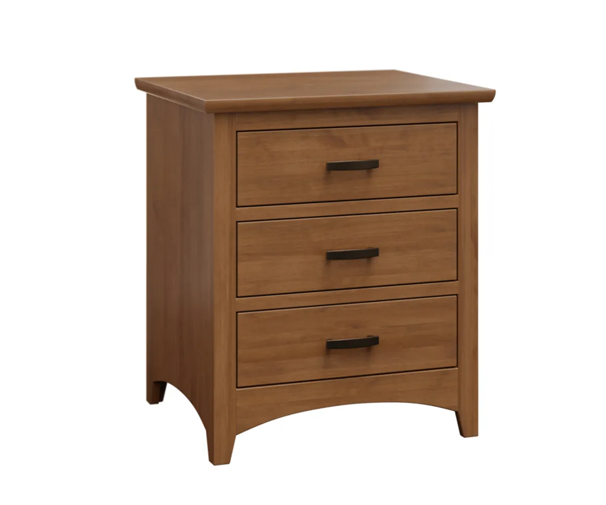 Barrington 3 Drawer Night Stand - Image 2